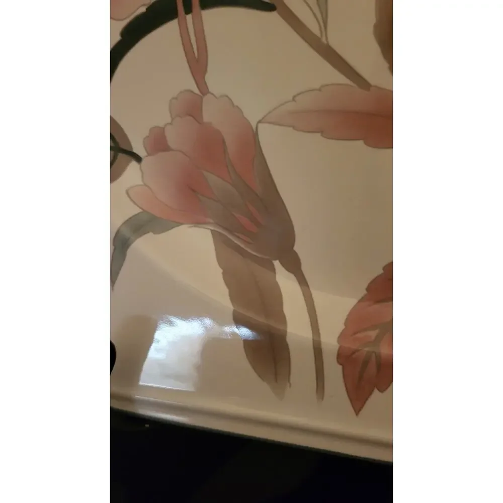 Vintage Mikasa Continental Silk Flowers Chop Plate 12